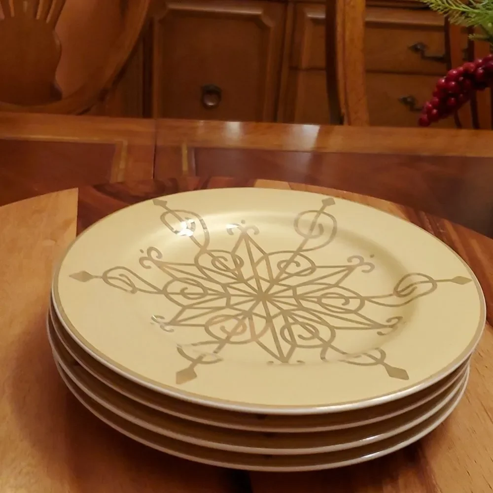 4 Salad Plates by Roscher & Co